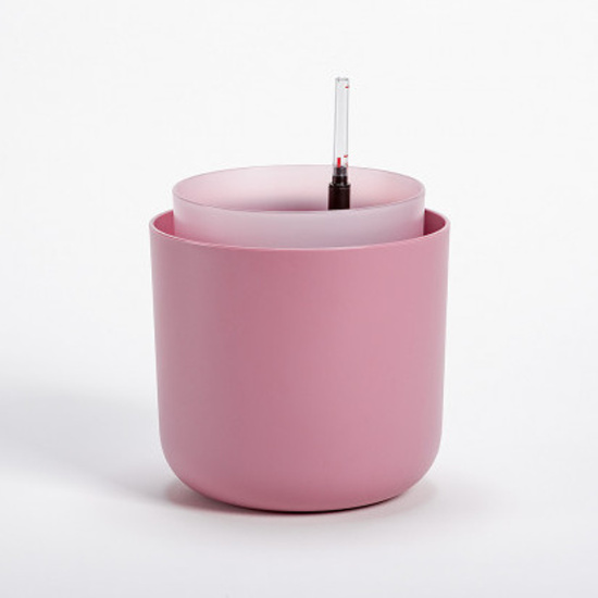 Plastové květináče - Květináč samozavlažovací TOLITA plast růžová 16cm