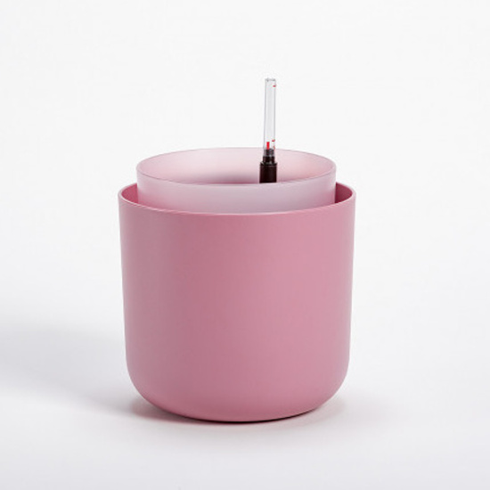 Plastové květináče - Květináč samozavlažovací TOLITA plast růžová 19cm