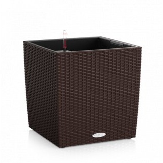 Květináče - Květináč TREND CUBE Cottage komplet set moka 50cm