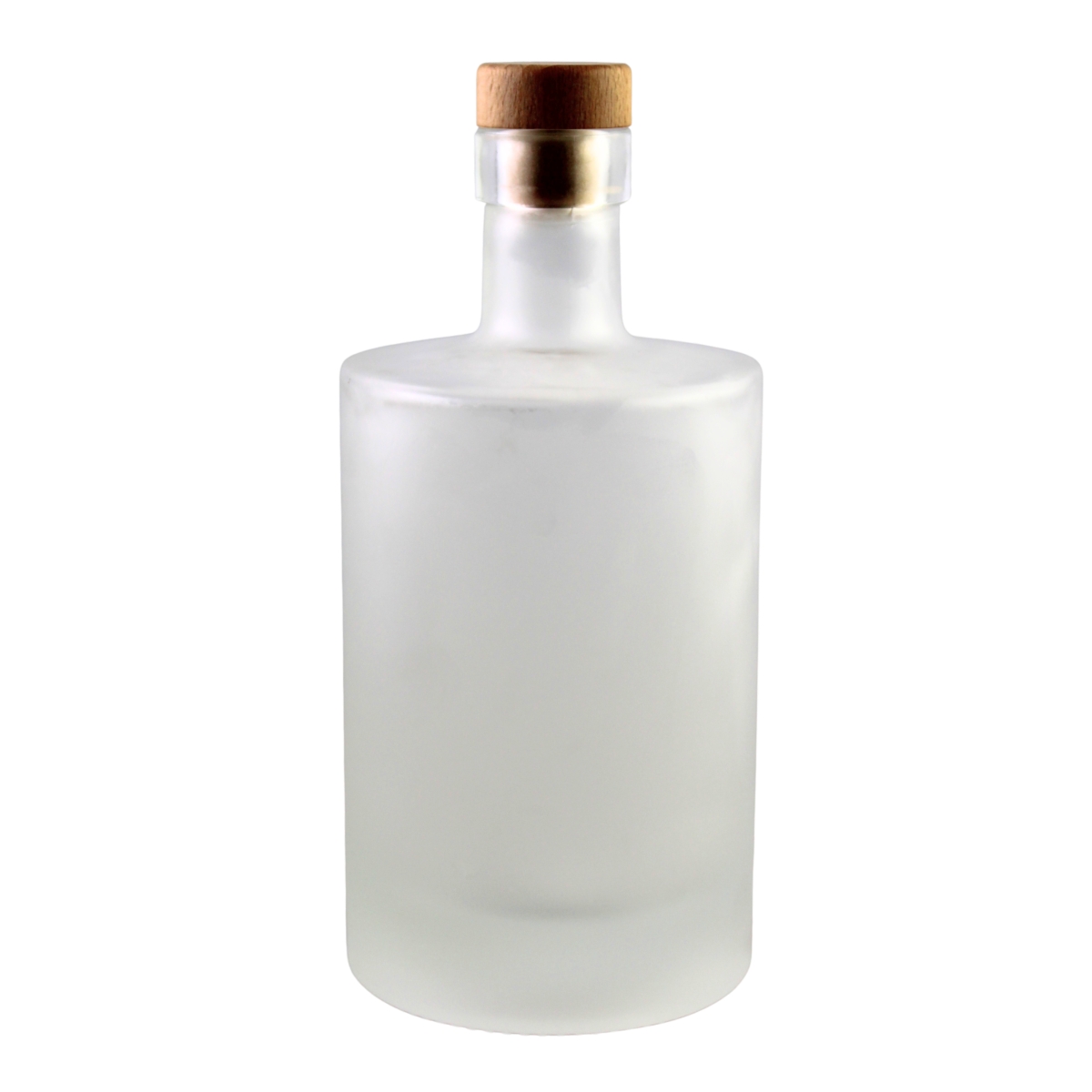 Zavařovací sklenice, lahve a příslušenství - Lahev skleněná s korkovou zátkou MATTE 500ml