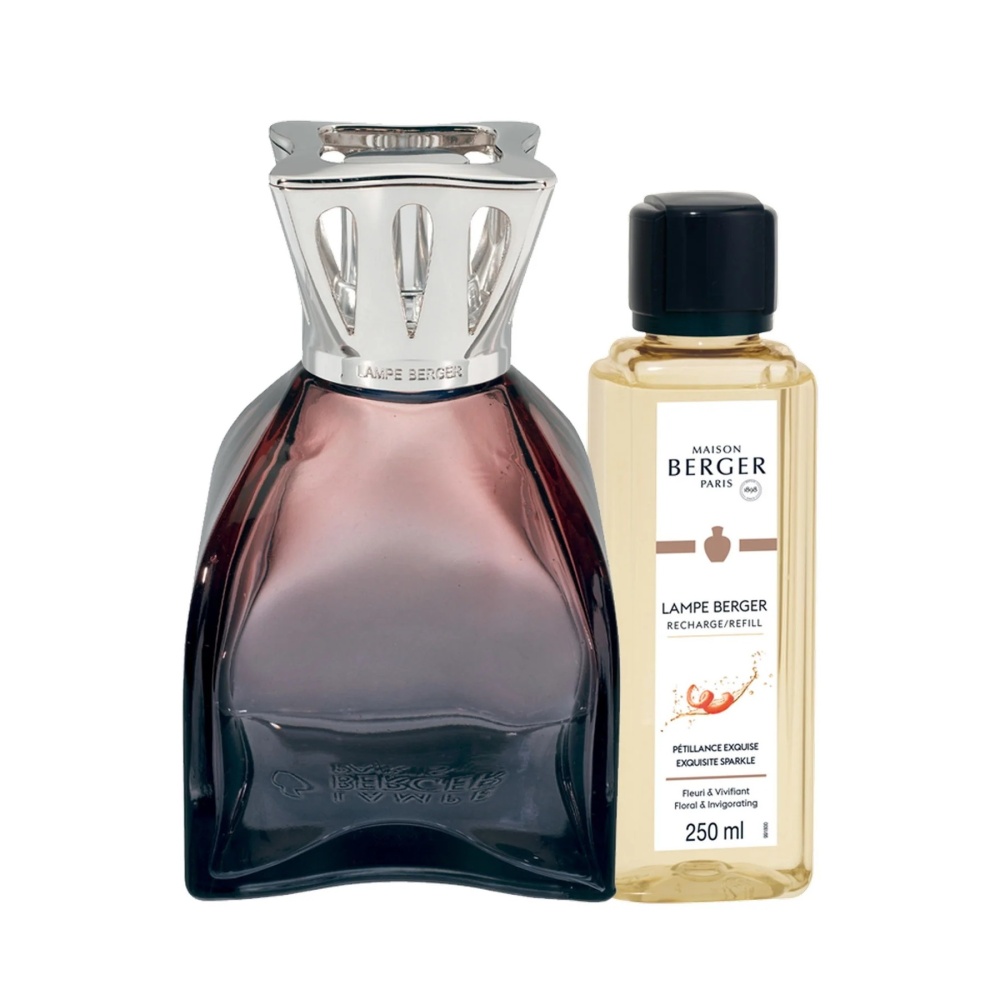 Aromalampy a vonné vosky - Lampa katalytická LILLY + náplň Exquisite Sparkle BERGER 250ml