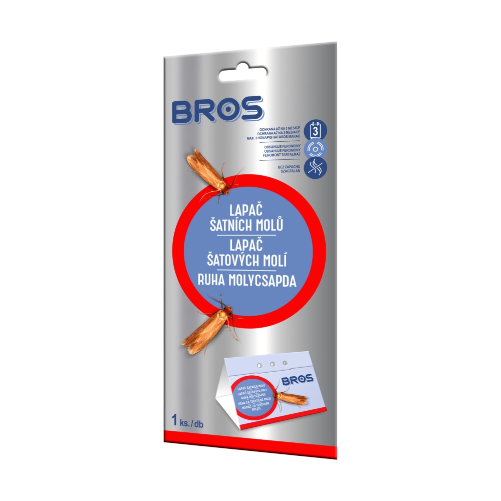 Přípravky proti hmyzu - Lapač šatních molů BROS