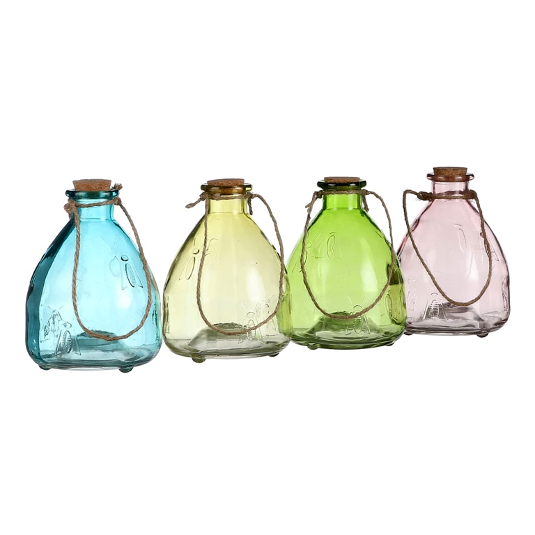 Krmítka, budky, domečky - Lapač vos skleněný 16,5cm mix barev