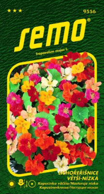 Osivo letniček - Lichořeřišnice větší Tom Pouce směs nízká