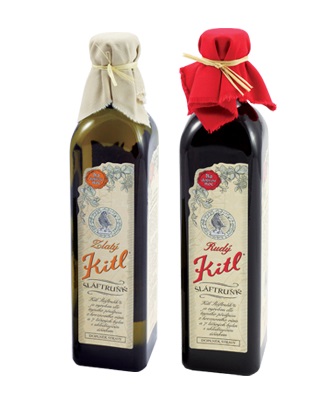 Delikatesy - Likér bylinný Kitl ŠLÁFTRUŇK rudý 500ml