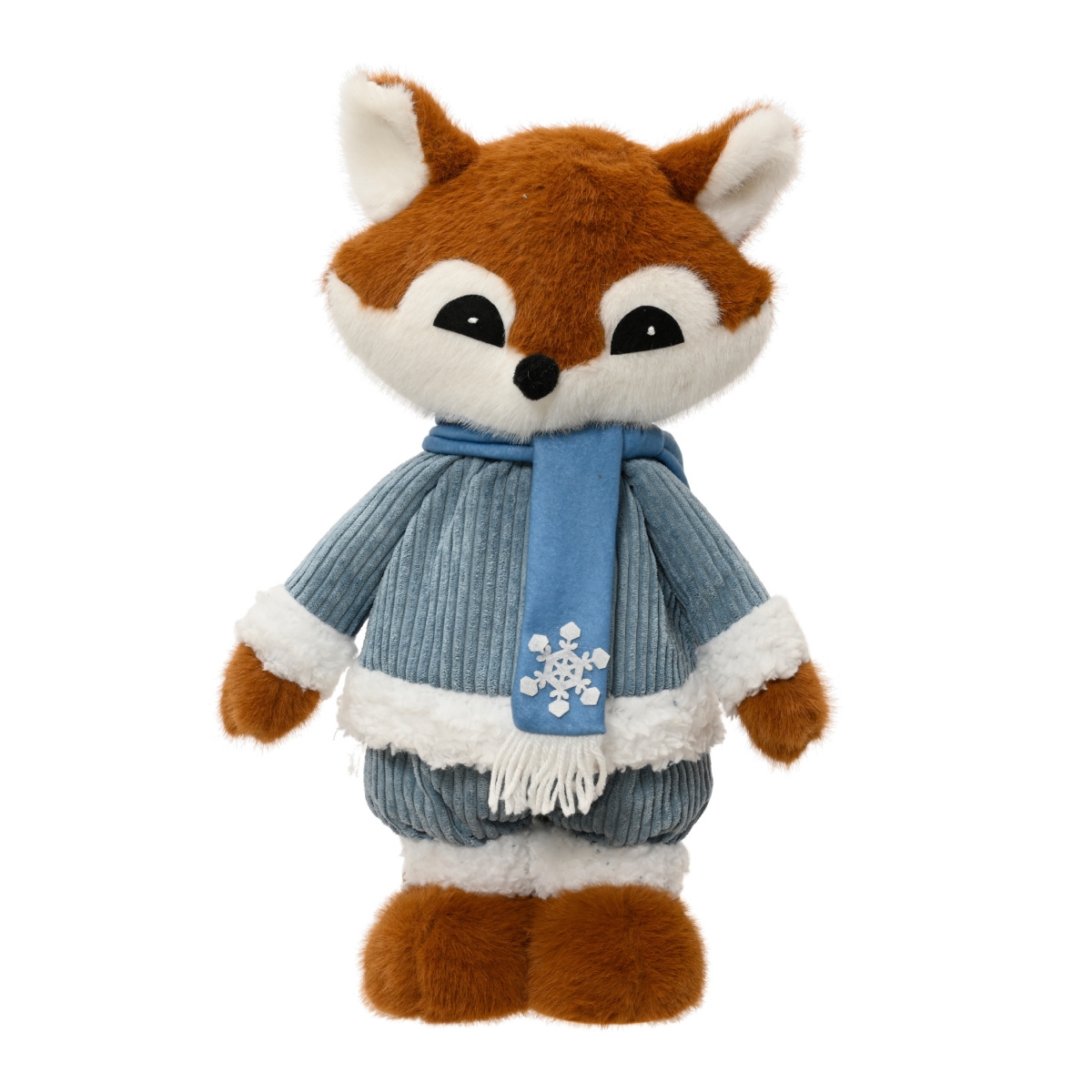 Figurky zvířátek - Liška stojící v pyžamu z polyesteru 45cm