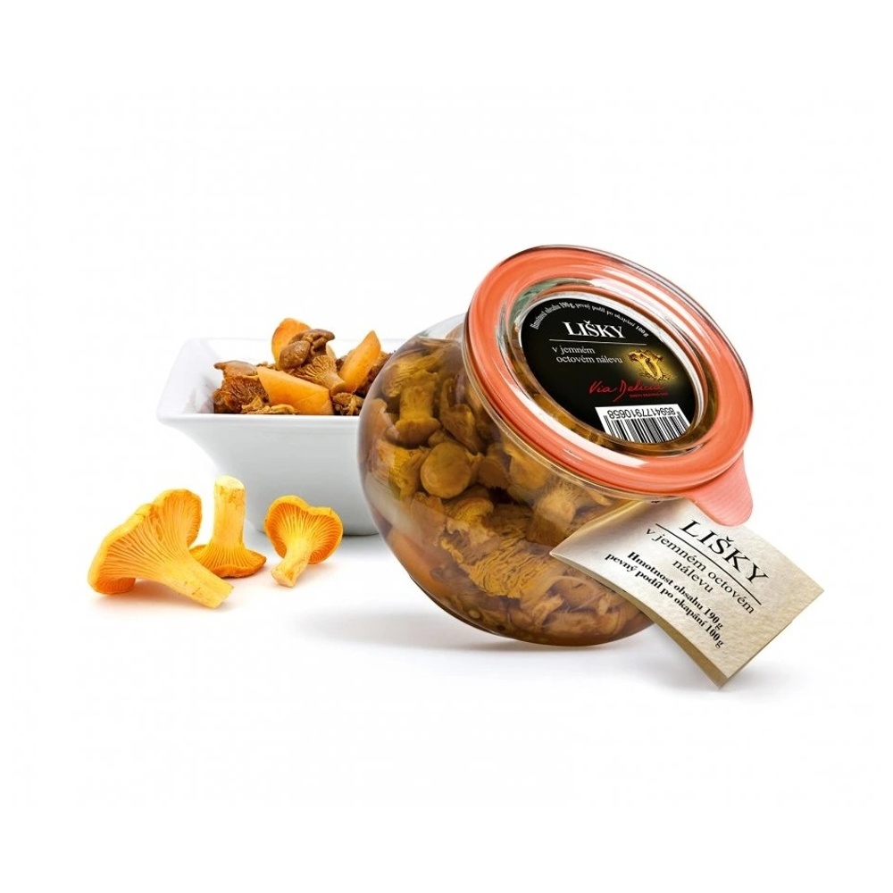 Lišky v jemném octovém nálevu 190g-0