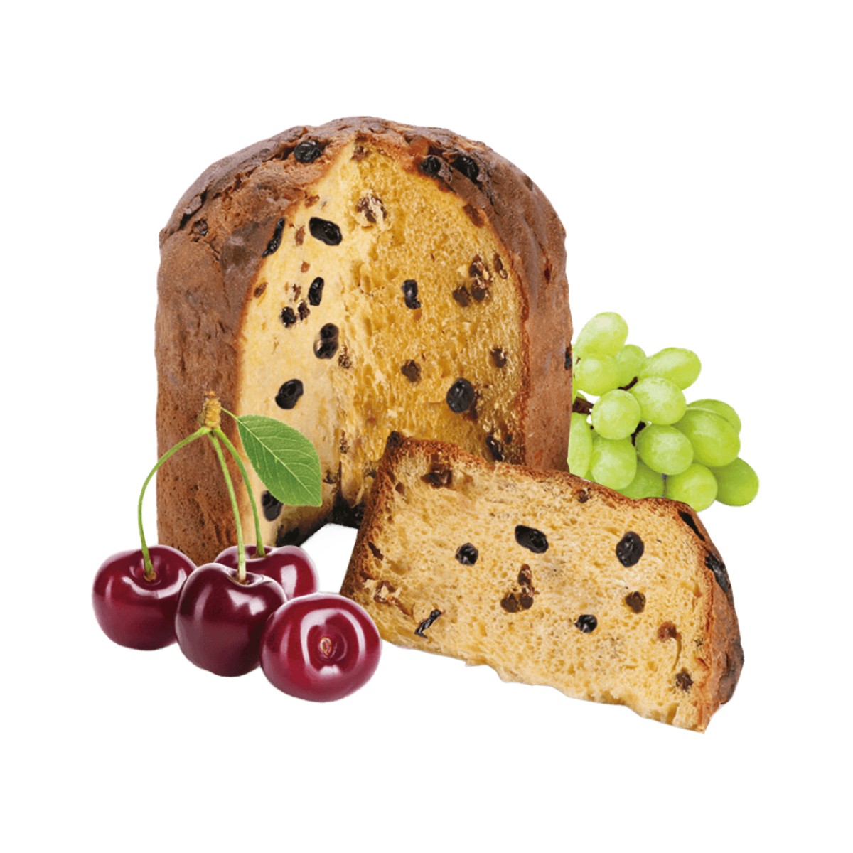Loison Panettone AMARENA s rozinkami a kandovanými třešněmi 100g-0