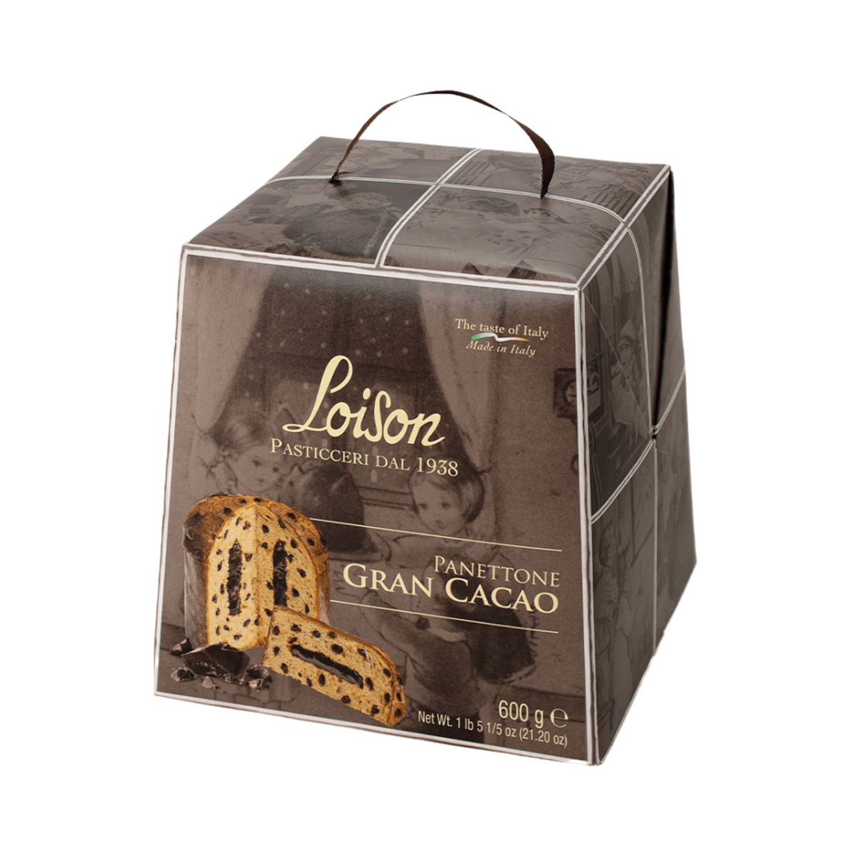 Sladké pochoutky - Loison Panettone GRAN CACAO čokoláda a krém 500g