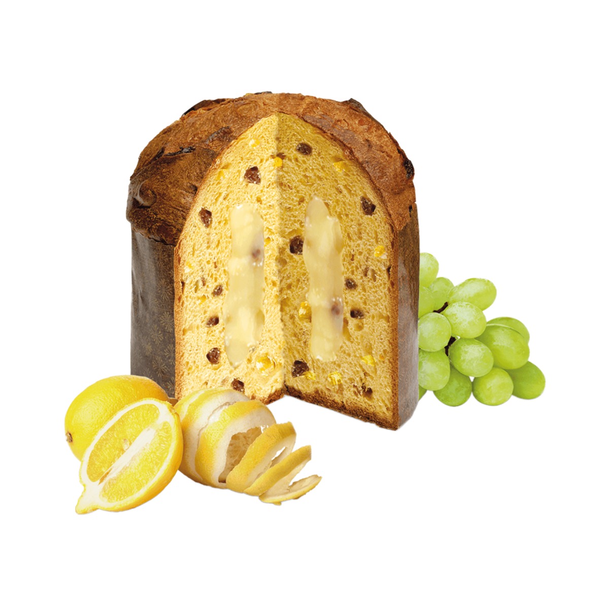 Loison Panettone LIMONI s rozinkami, kandovaným citrónen a citronovvým krémem 600g-0