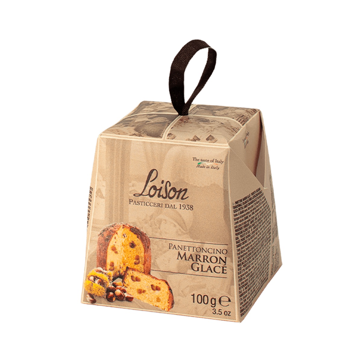 Sladké pochoutky - Loison Panettone MARRON GLACÉ s kandovaným kaštanem 100g