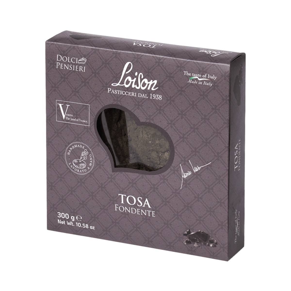 Sladké pochoutky - Loison Tosa FONDENTE hořká čokoláda 300g