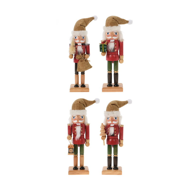 Louskáček dřevěný mix 25cm