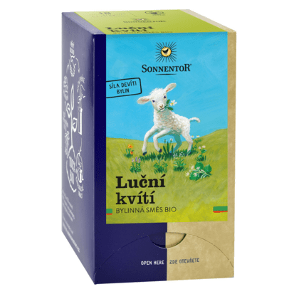 Nápoje - Luční kvítí - bylinný čaj BIO porcovaný 18x1,5g