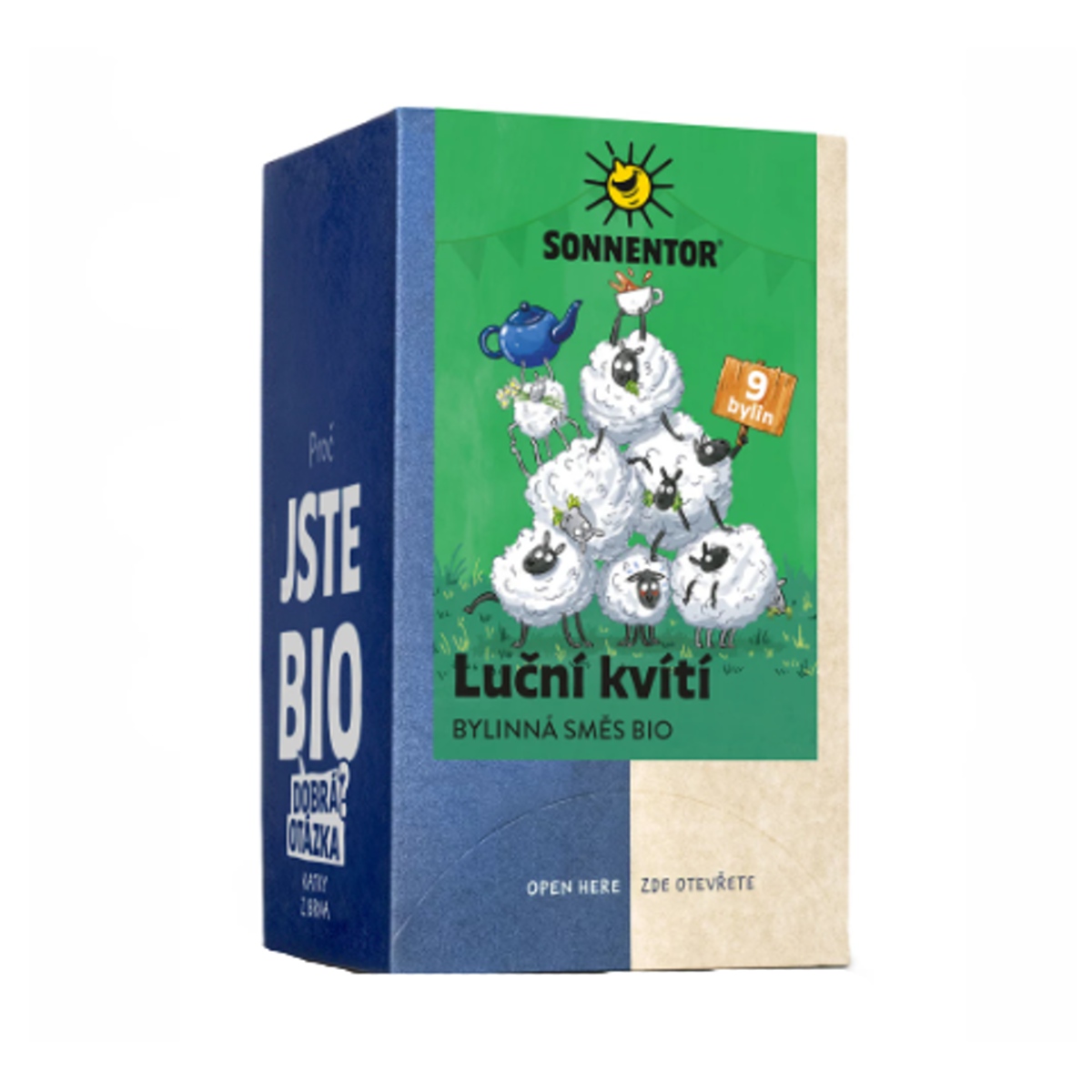 Nápoje - Luční kvítí - bylinný čaj BIO porcovaný 18x1,5g