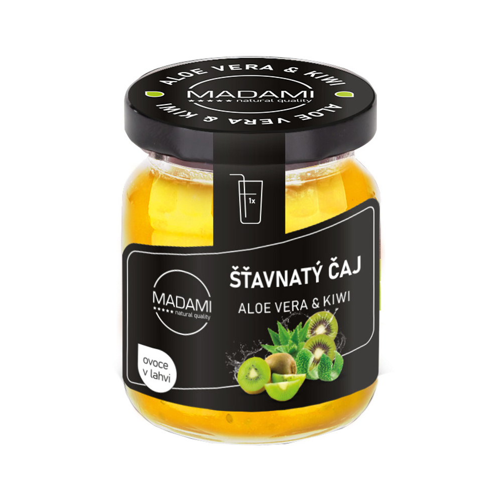 Nápoje - Madami Šťavnatý čaj aloe vera & kiwi 55ml