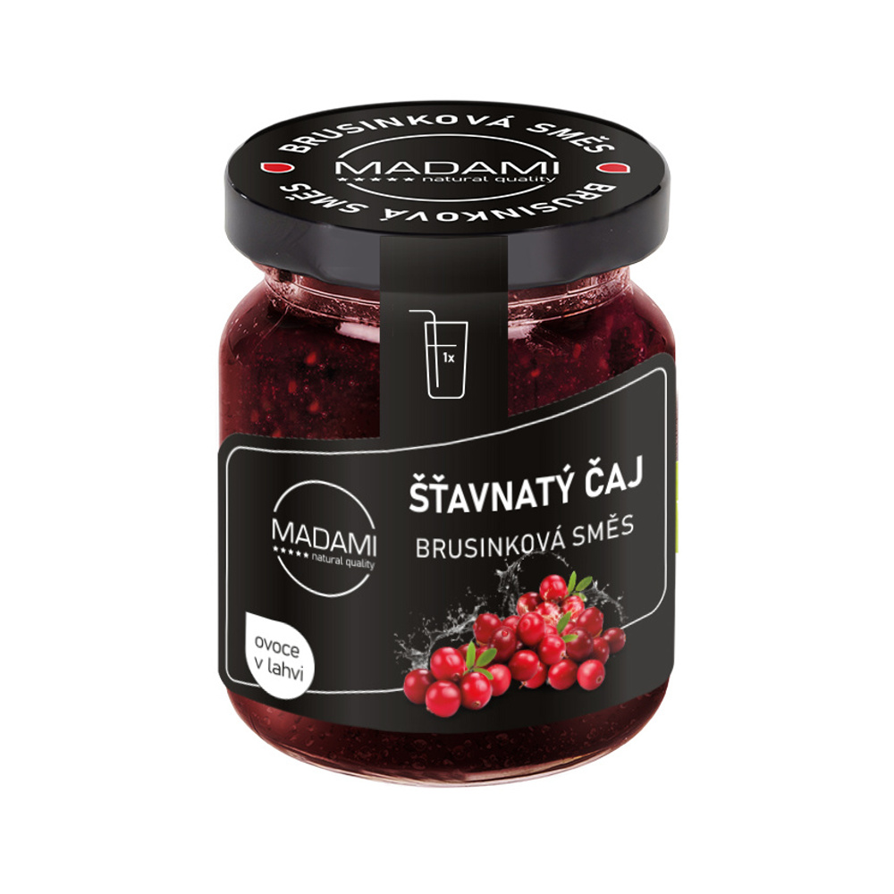 Nápoje - Madami Šťavnatý čaj brusinková směs 55ml
