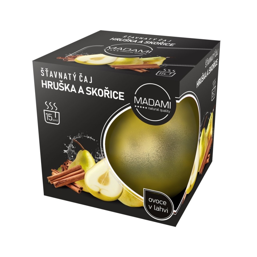 Nápoje - Madami Šťavnatý čaj hruška se skořicí 520ml