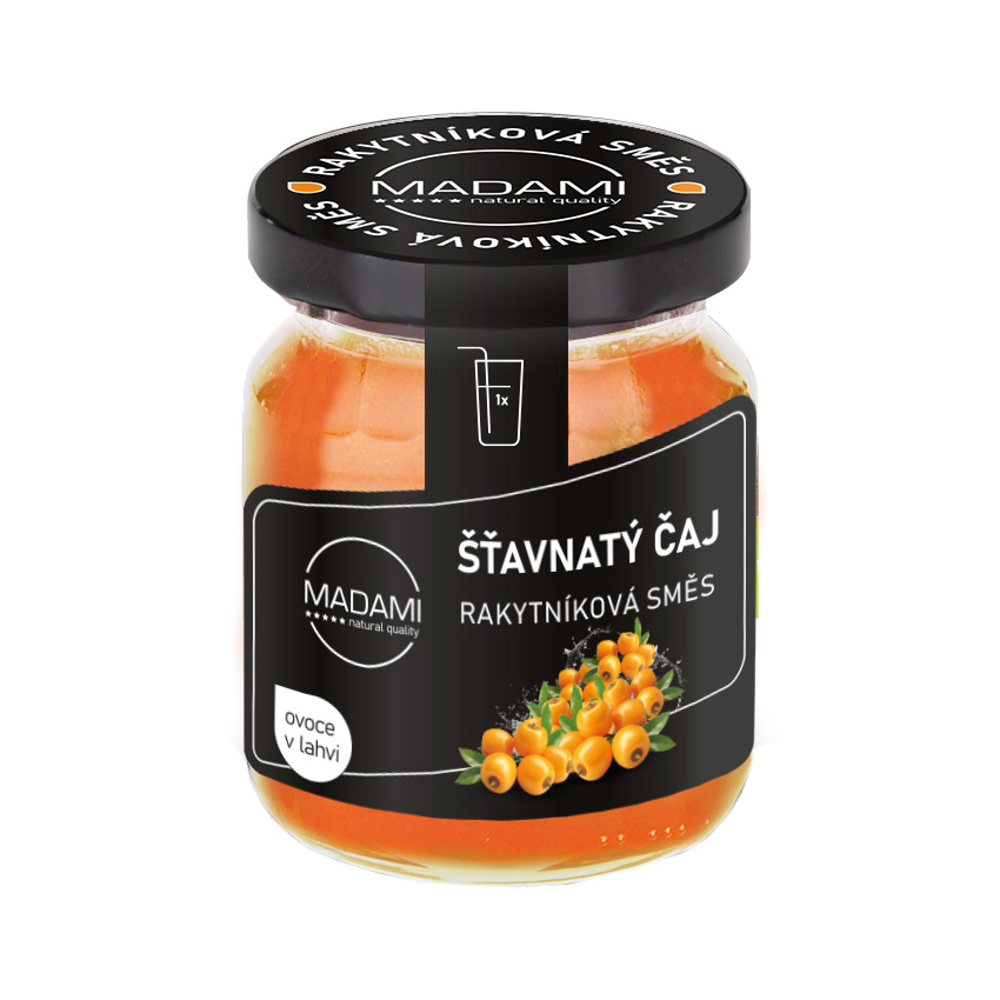 Nápoje - Madami Šťavnatý čaj rakytníková směs 55ml