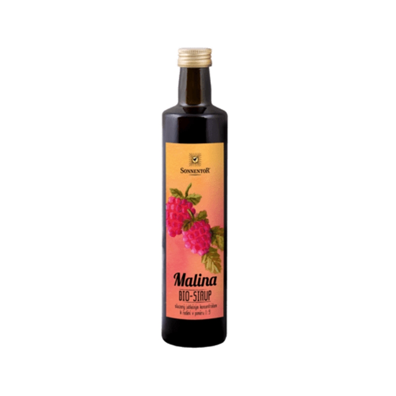 Sirupy, koncentráty, mošty - Malina ovocný koncentrát 500ml Sonnentor