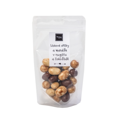 Mandle a lískové oříšky v nugátu 115g-0