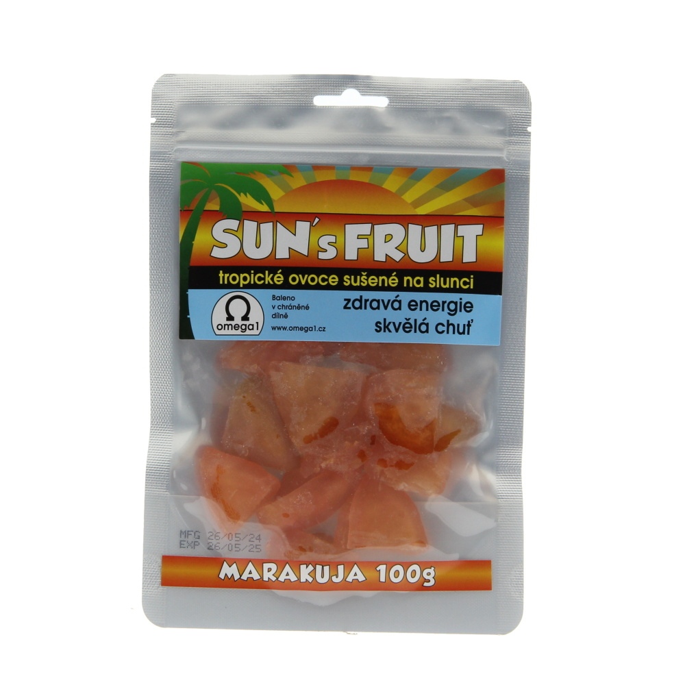 Sušené ovoce a plody - Marakuja sušená SUNS FRUIT 100g