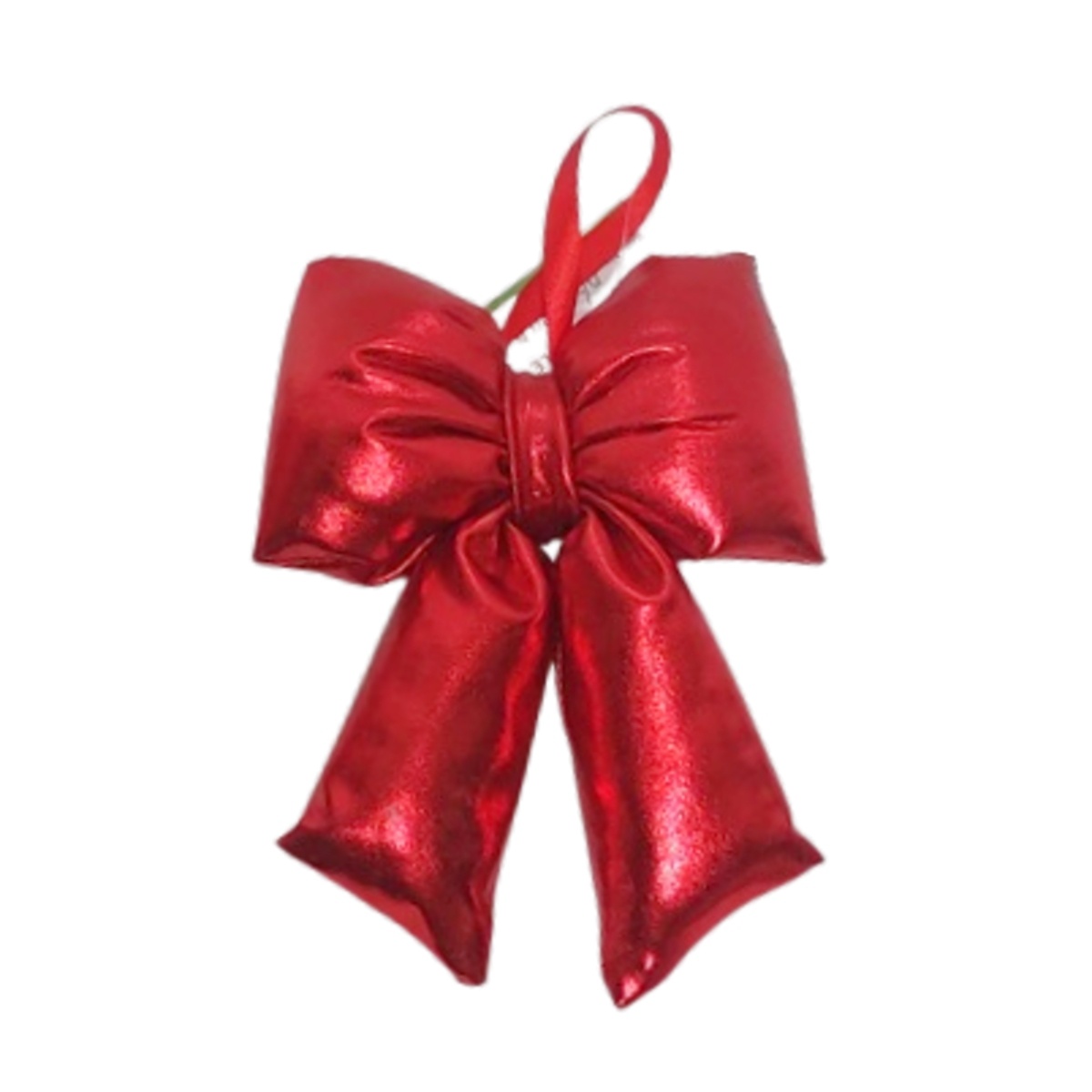 Mašle závěsná plastová červená 19cm