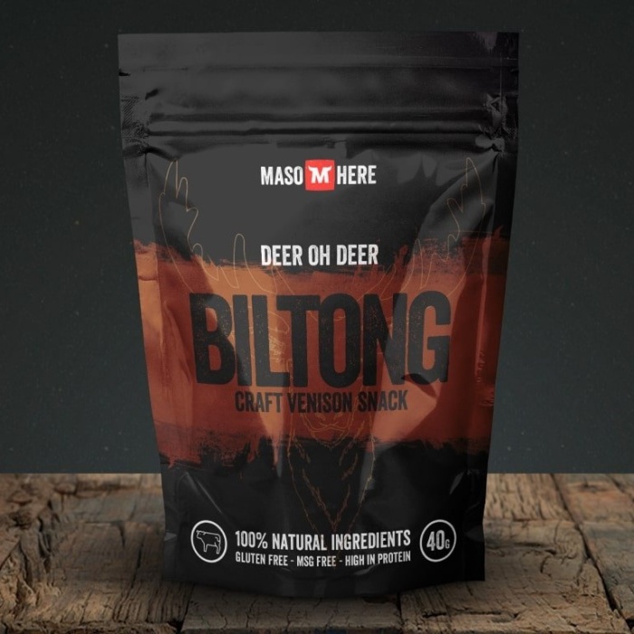 Biltong a jerky - Maso sušené BILTONG jelení Originál 30g