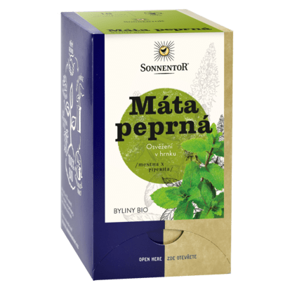Nápoje - Máta peprná BIO porcovaný 18g Sonnentor