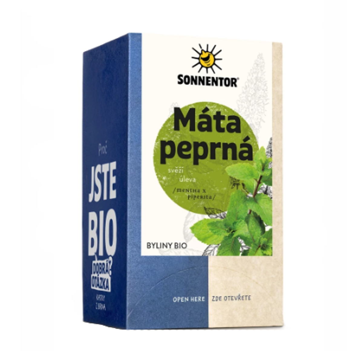 Nápoje - Máta peprná BIO porcovaný 18g Sonnentor