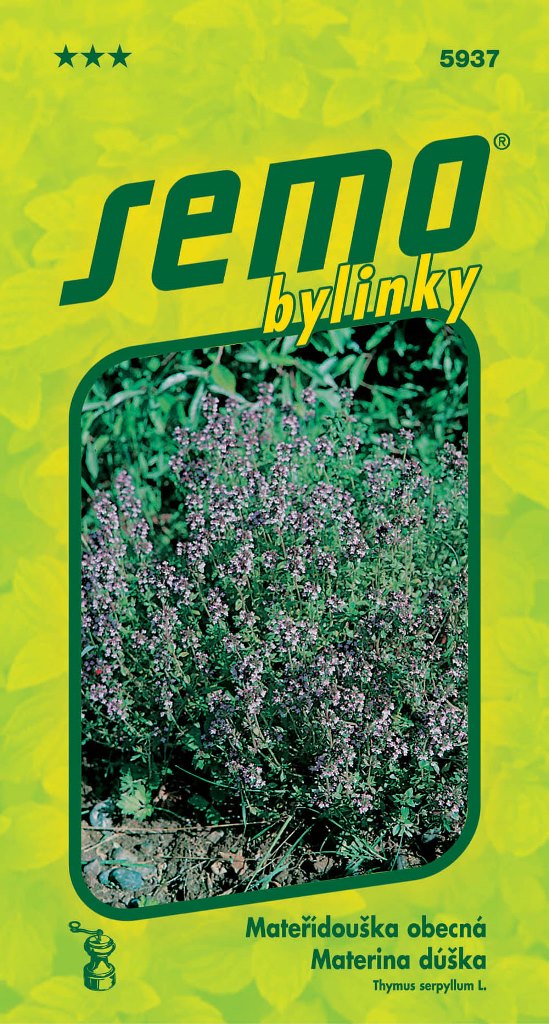 Osivo bylinek - Mateřídouška