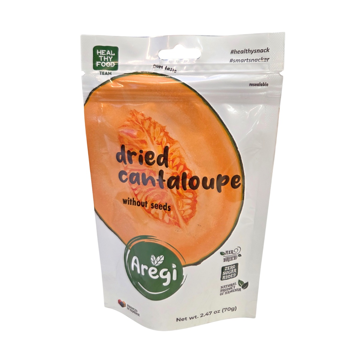 Sušené ovoce a plody - Meloun cukrový sušený AREGI 70g