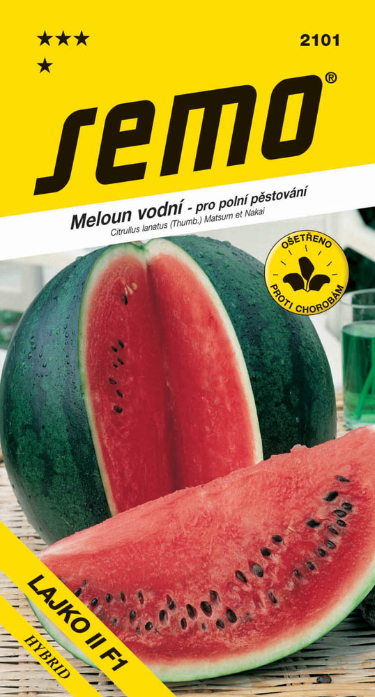 Osivo zeleniny - Meloun vodní LajkoII F1 zelený