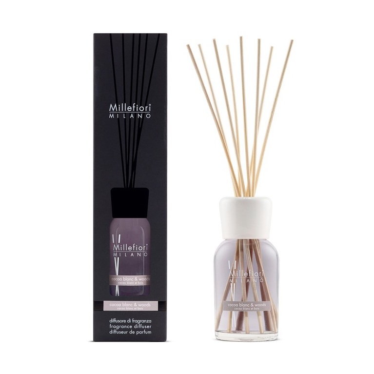Difuzéry - Millefiori Difuzér NATURAL Cocoa Blanc & Woods 250ml