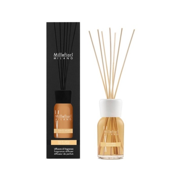Difuzéry - Millefiori Difuzér NATURAL Lime & Vetiver 100ml