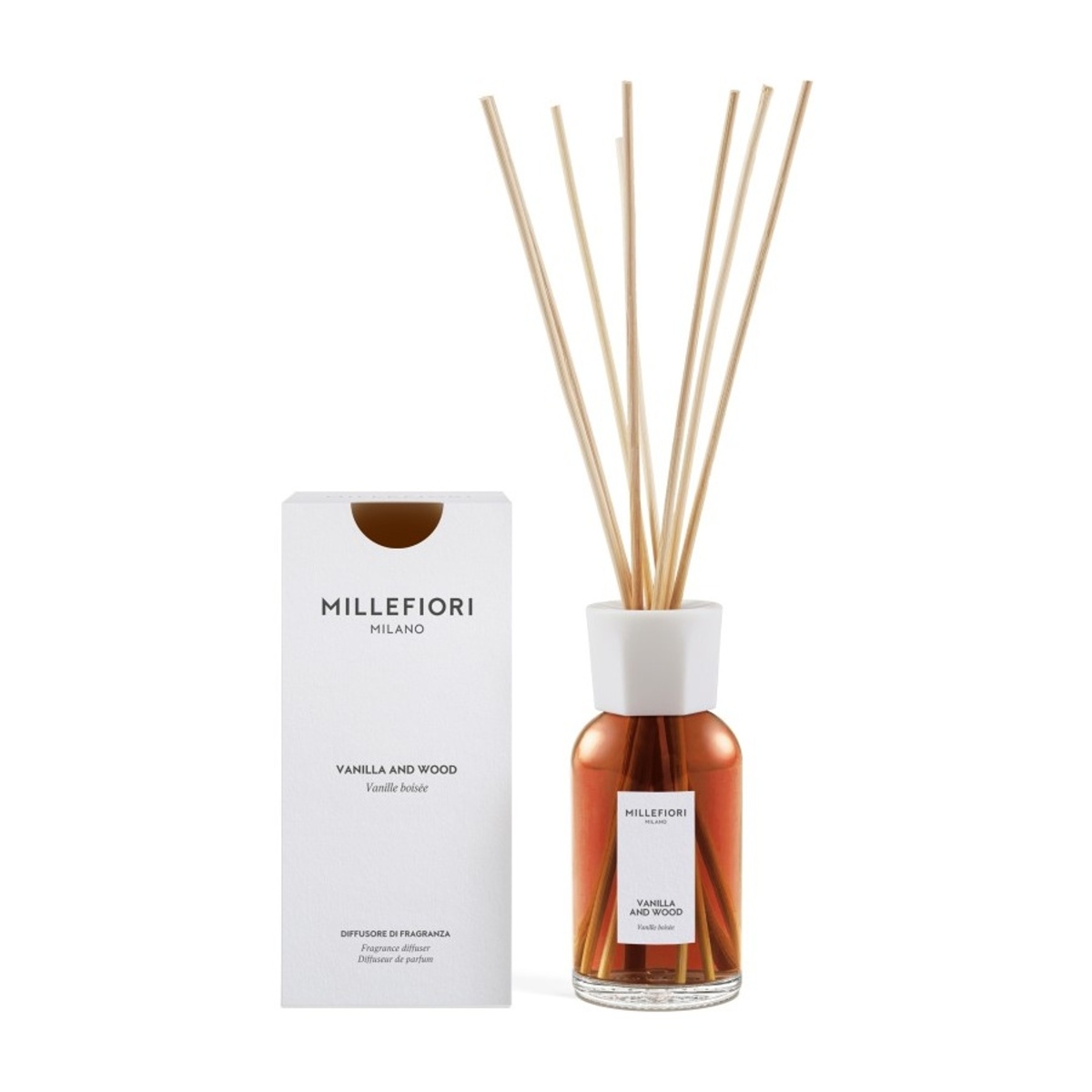 Difuzéry Millefiori Milano - Millefiori Difuzér Vanilla & Wood 250ml