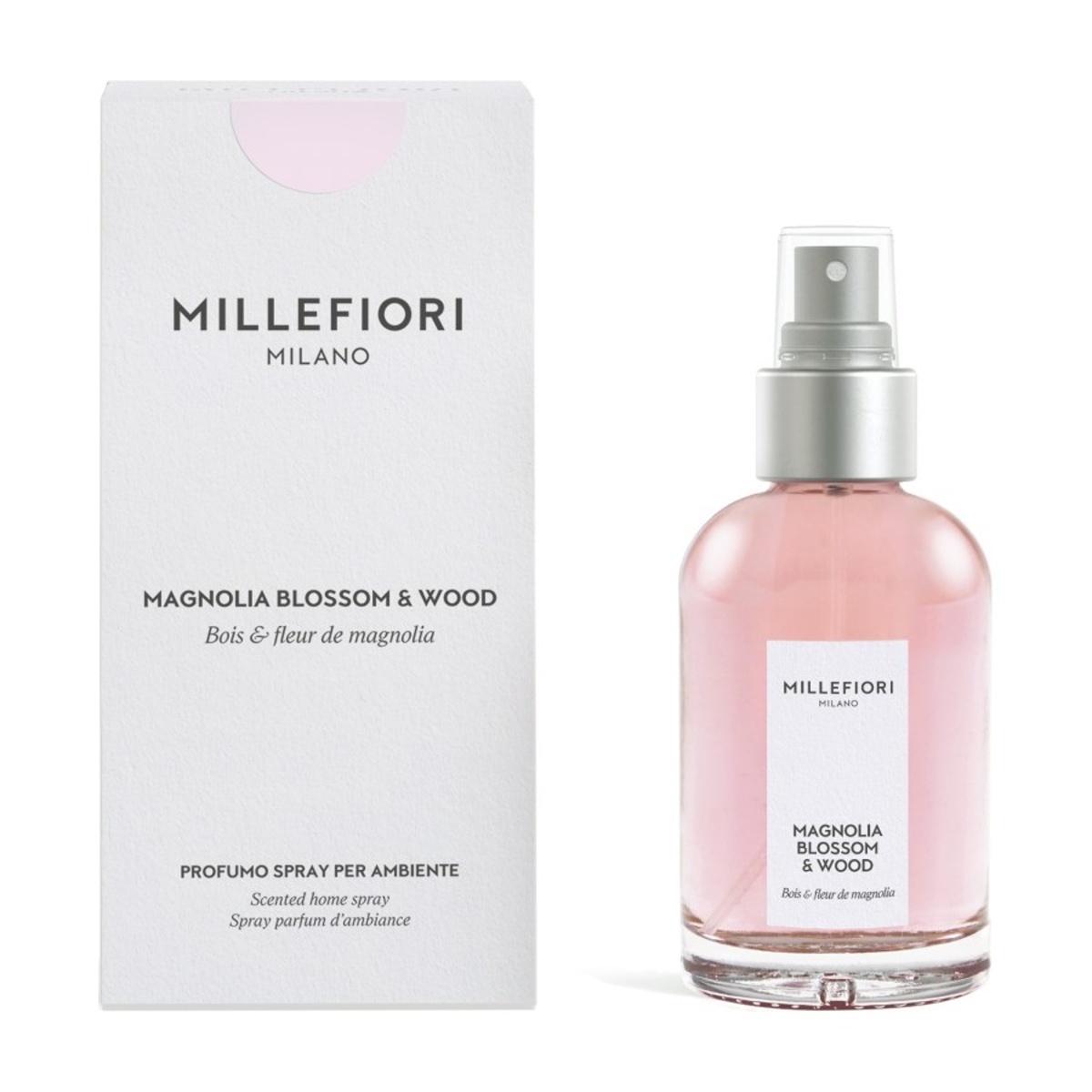 Vonné spreje Millefiori Milano - Millefiori interiérový sprej Magnolia Blossom & Wood 100ml