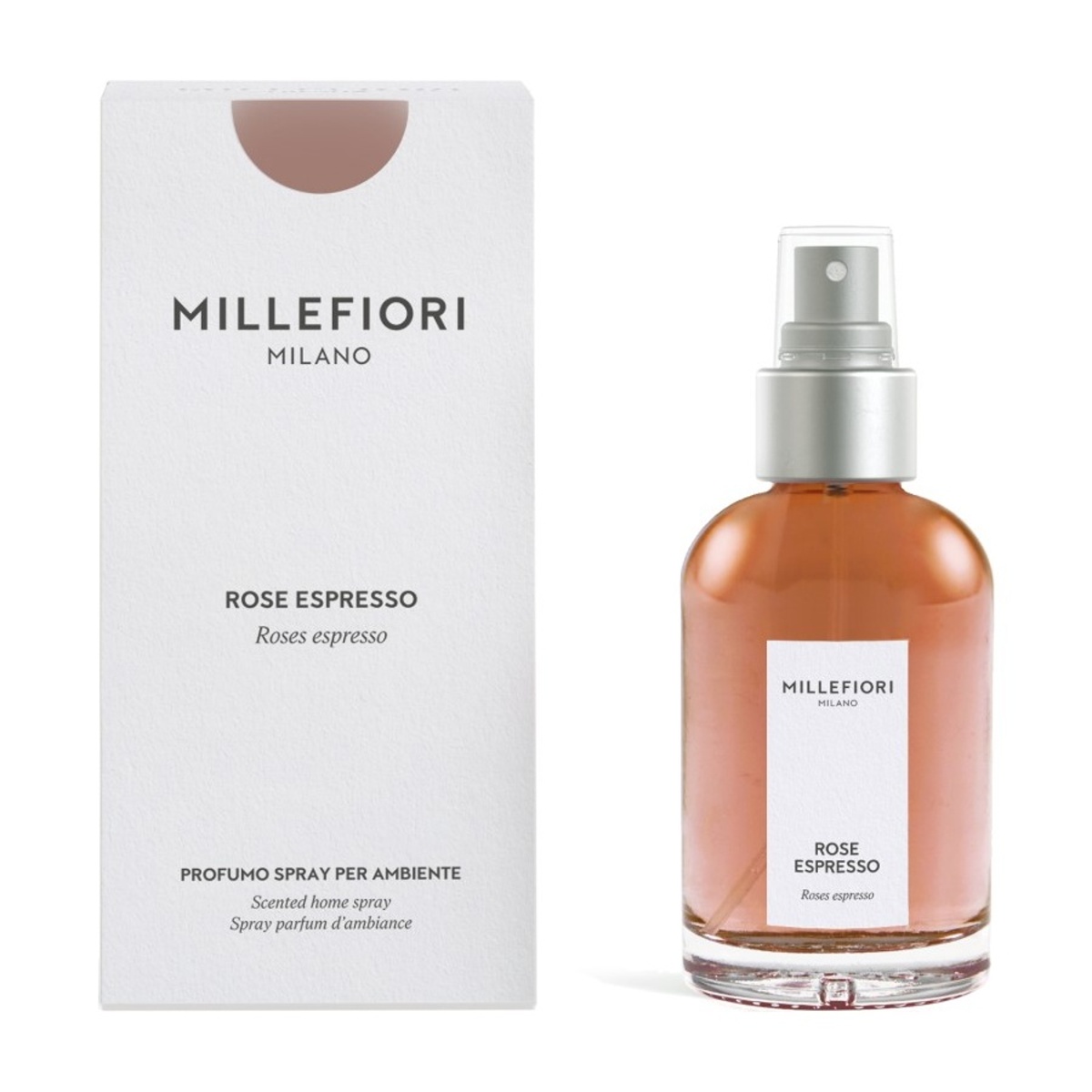 Vonné spreje Millefiori Milano - Millefiori interiérový sprej Rose Espresso 100ml