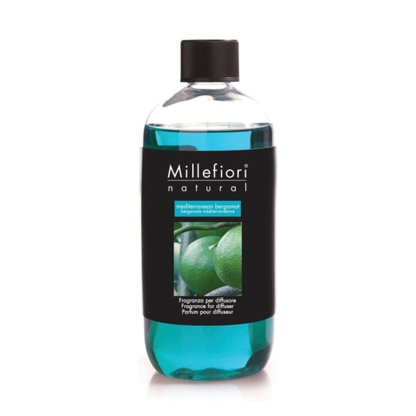 Difuzéry - Millefiori náplň do difuzéru NATURAL Meditarranean Bergamot 250 ml