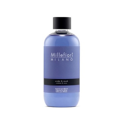 Difuzéry - Millefiori náplň do difuzéru NATURAL Violet & Musk 250ml