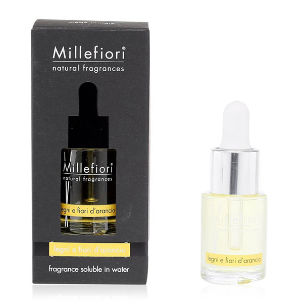 Vonné oleje Millefiori Milano - Millefiori Olej vonný NATURAL Legni e Fiori d’Arancio 15ml