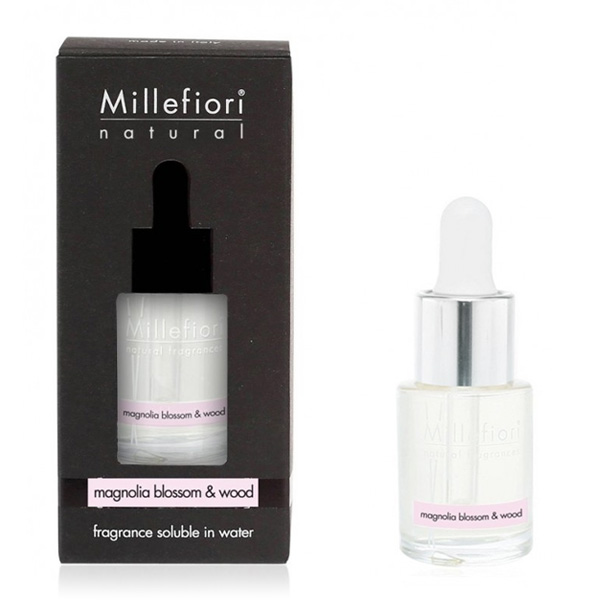 Vonné oleje Millefiori Milano - Millefiori Olej vonný NATURAL Magnolia Blossom & Wood 15ml