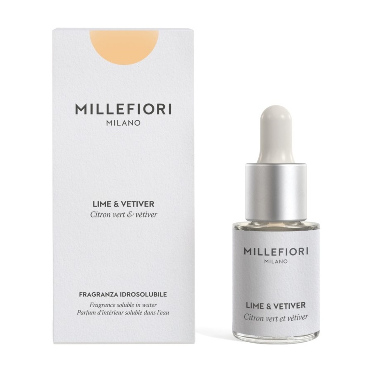 Vonné oleje Millefiori Milano - Millefiori vonný olej Lime & Vetiver 15ml