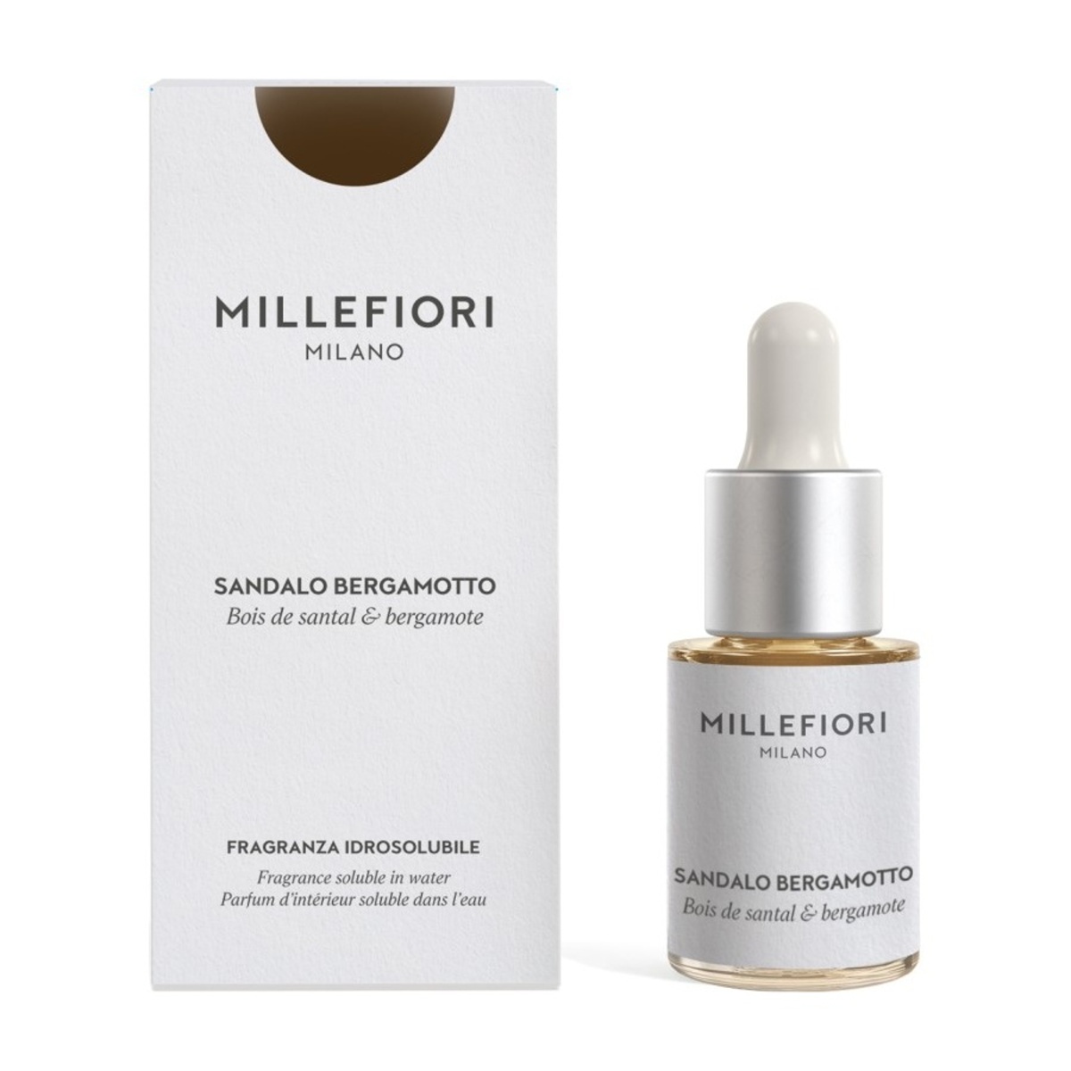 Vonné oleje Millefiori Milano - Millefiori vonný olej Sandalo Bergamotto 15ml