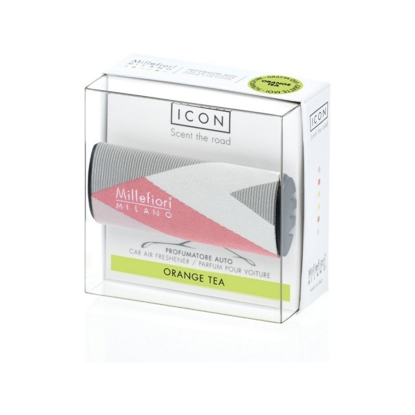 Vůně do auta Millefiori Milano - Millefiori Vůně do auta CAR TEX.GEOMETRIC Orange Tea