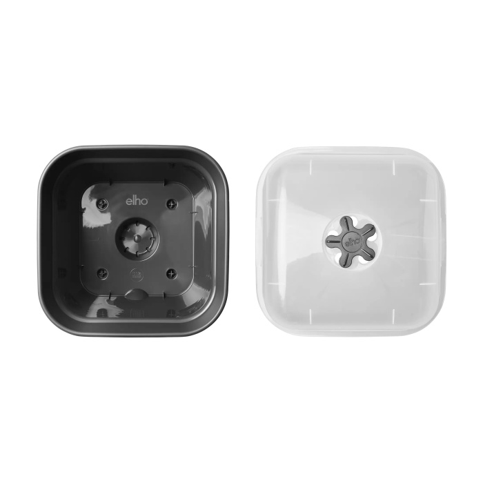 Minipařeniště květináč ELHO Green Basic 1 living black 20cm-1