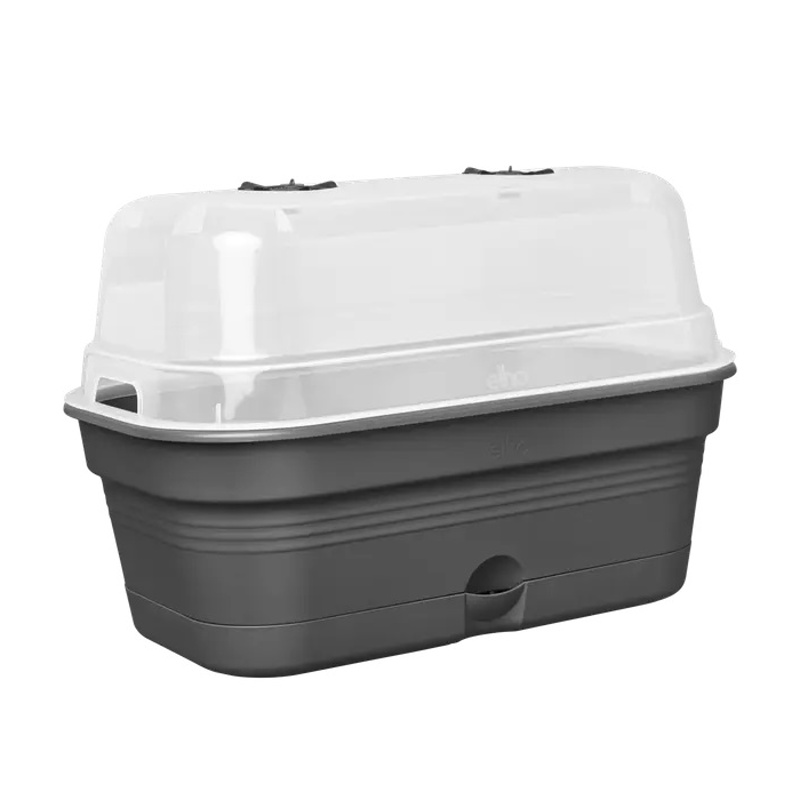 Předpěstování - Minipařeniště truhlík ELHO Green Basic 1 living black 32cm
