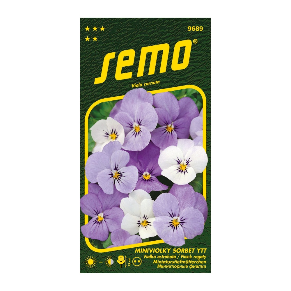 Osivo dvouletek - Miniviolka Sorbet YTT