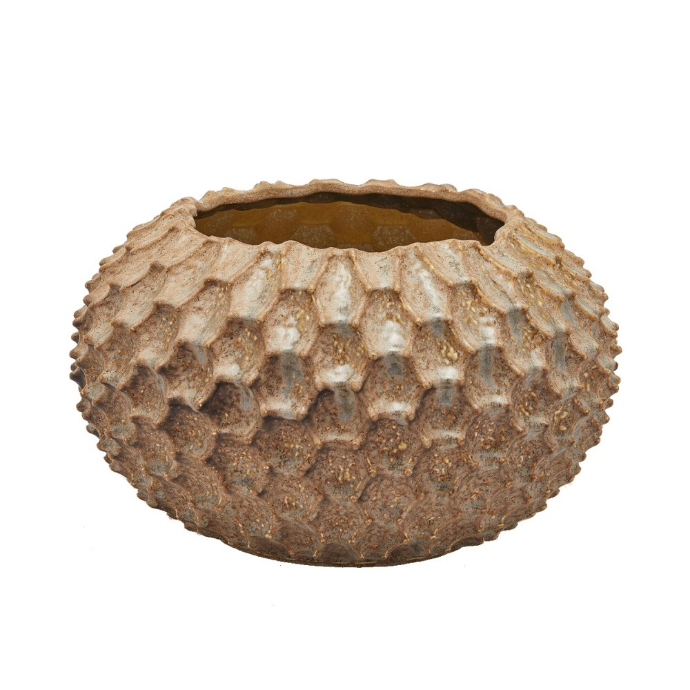 Design pro Váš domov - Mísa kulatá keramická SCAGLIE sv.hnědá 40,5cm