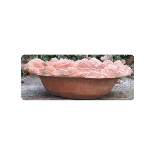 Italská venkovní keramika - Miska Cestino Frutta Centro-Tavolo keramika 49cm